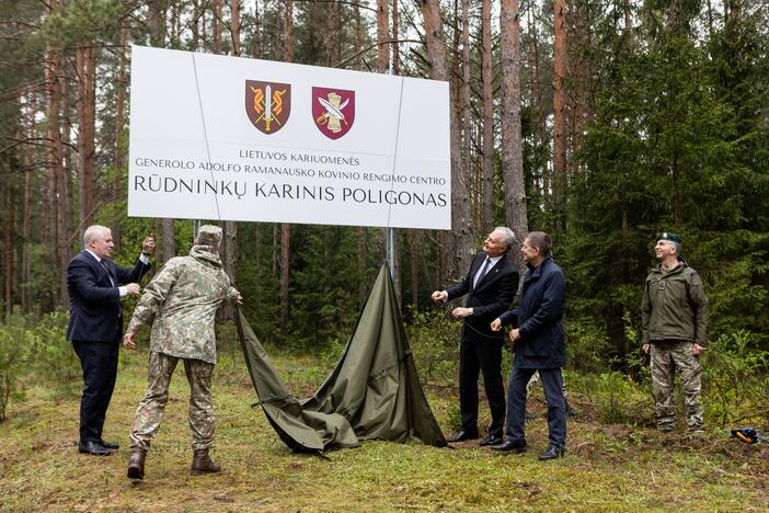 Rūdninkų karinio poligono atidarymas