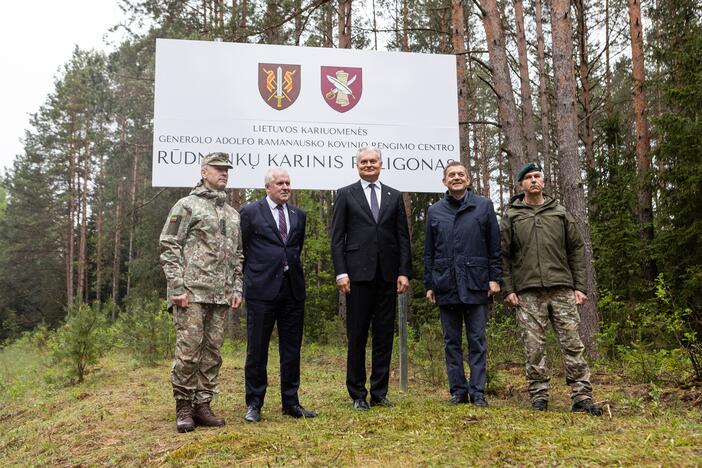 Rūdninkų karinio poligono atidarymas