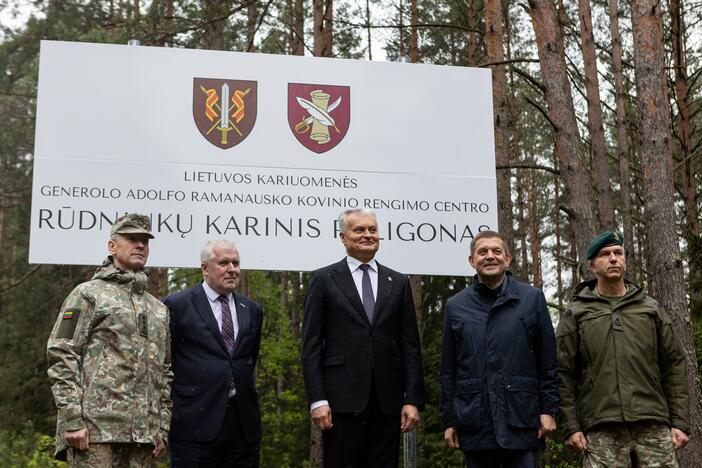 Rūdninkų karinio poligono atidarymas