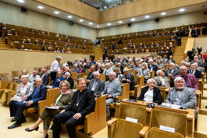 Gedulo ir vilties bei Okupacijos ir genocido dienų minėjimas Seime