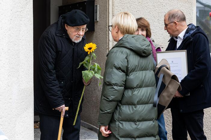 V. Landsbergiui – sveikinimai 90-ojo jubiliejaus proga