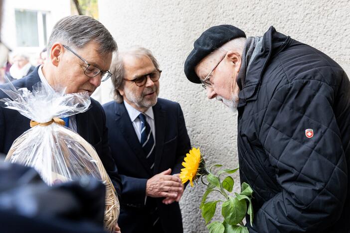 V. Landsbergiui – sveikinimai 90-ojo jubiliejaus proga