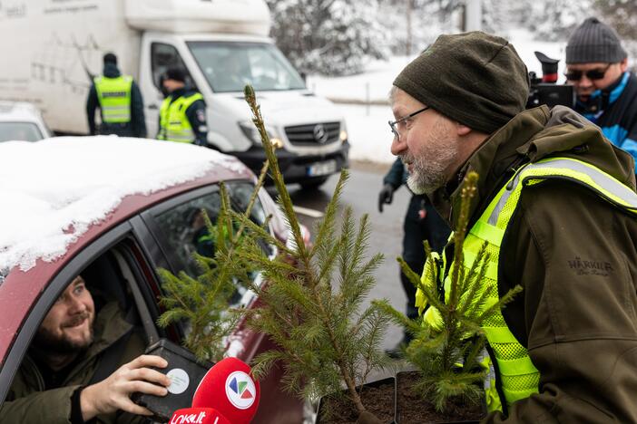 Policijos ir miškininkų akcija Vilniuje