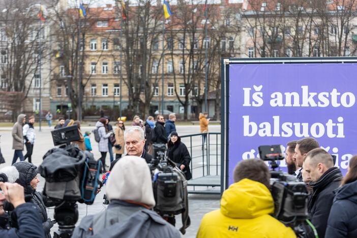 Tęsiasi išankstinis balsavimas savivaldos rinkimuose