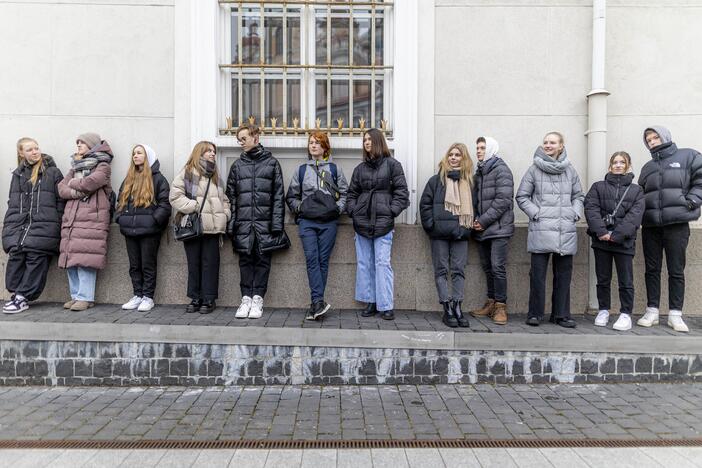 Vilniuje – iškilminga vėliavų pakėlimo ceremonija