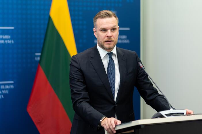 G. Landsbergio ir Azerbaidžano ministro spaudos konferencija