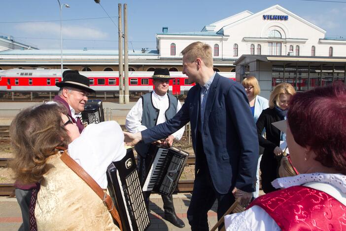 Trakų šventės dalyvių išlydėtuvės