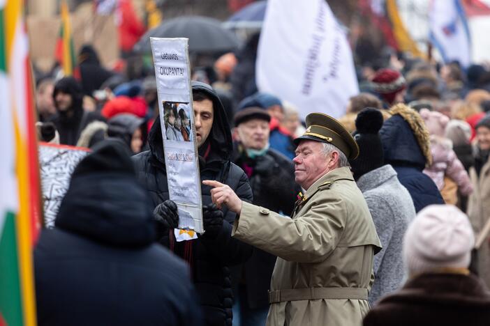 Protestas prie Seimo Sausio 13-ąją