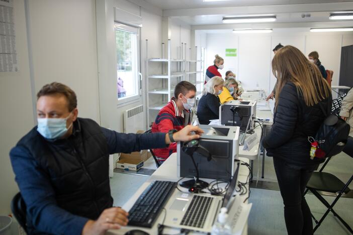 Išankstinis balsavimas Lukiškių aikštėje