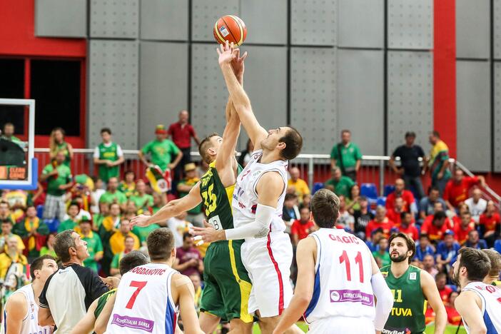 Eurobasket: Lietuva - Serbija