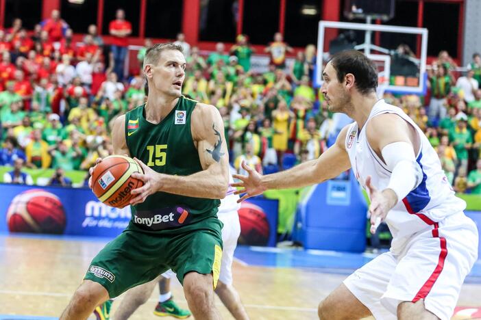 Eurobasket: Lietuva - Serbija