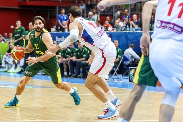 Eurobasket: Lietuva - Serbija