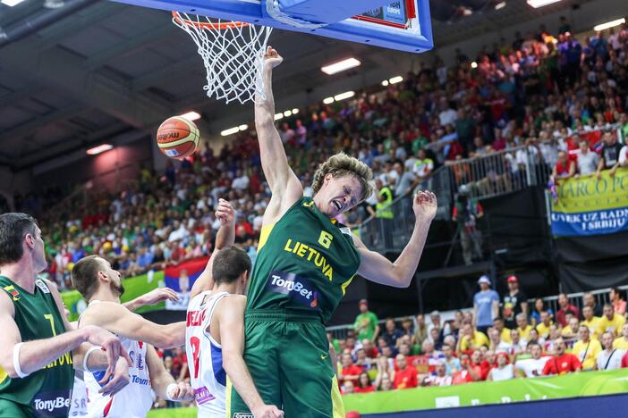 Eurobasket: Lietuva - Serbija