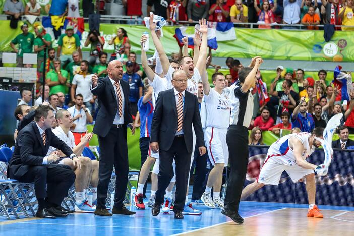 Eurobasket: Lietuva - Serbija