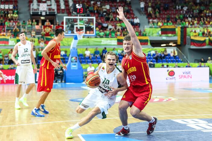 Eurobasket: Lietuva - Montenegro