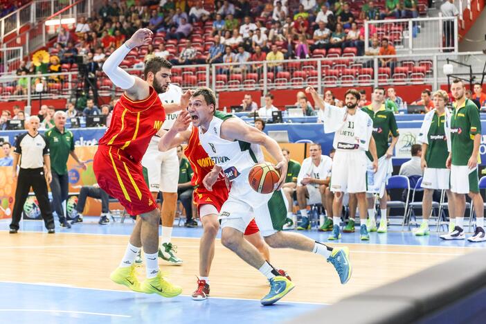 Eurobasket: Lietuva - Montenegro