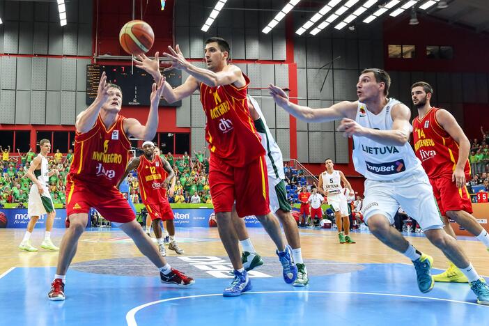 Eurobasket: Lietuva - Montenegro