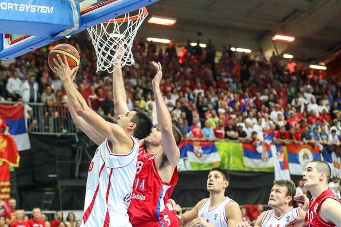 Eurobasket: Serbija - Montenegro