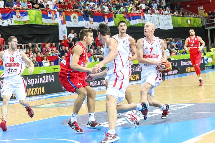 Eurobasket: Serbija - Montenegro