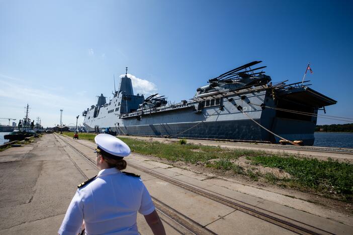  Ekskursija JAV karo laive „USS New York“