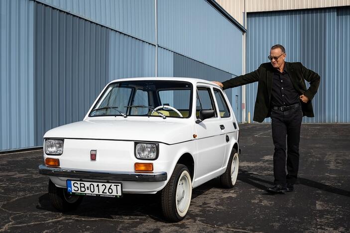 Vienintelis: T.Hanksui priklausęs „Fiat 126p“ – neeilinis automobiliukas.