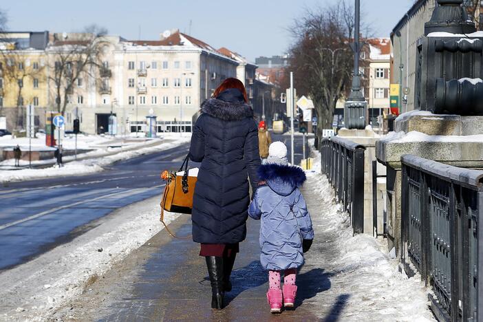 Šalčiai pratęsė moksleivių atostogas