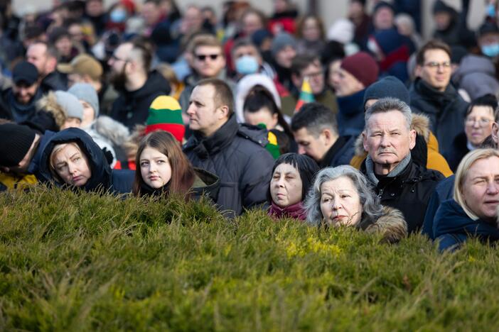 S. Daukanto aikštėje – Baltijos valstybių vėliavų pakėlimo ceremonija