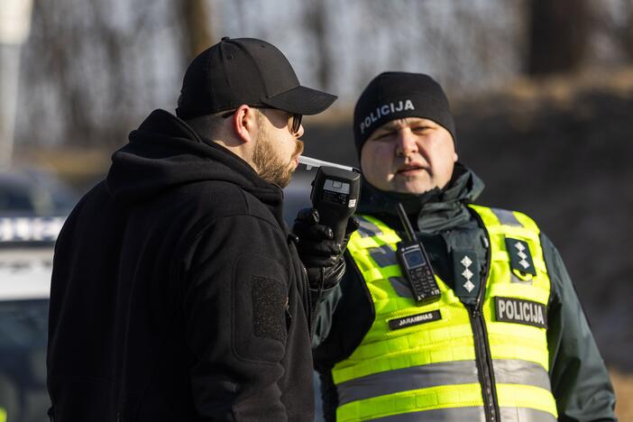 Policijos reidas Drujos gatvėje