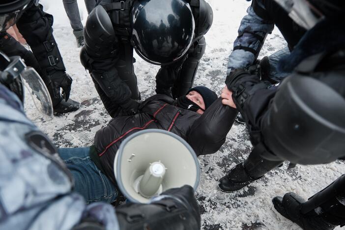 Masinės demonstracijos Rusijoje