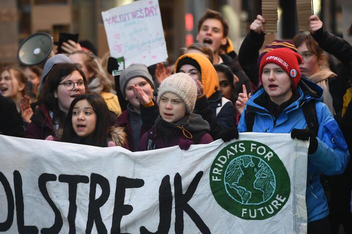 Hamburge vyks „Fridays for Future“ protestas: dalyvaus ir G. Thunberg