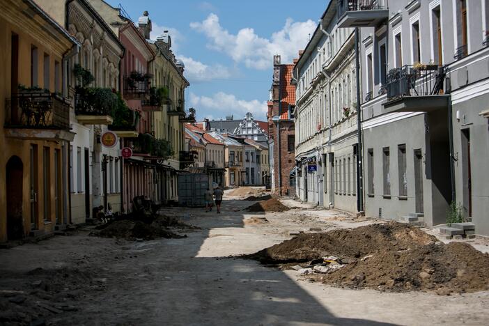 Vilniaus gatvės rekonstrukcija pažėrė pirmuosius lobius