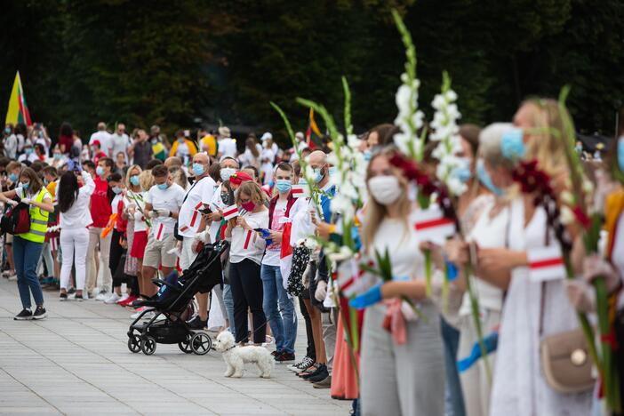 „Laisvės kelio“ dalyviai susirinko nuo Katedros aikštės iki Medininkų memorialo