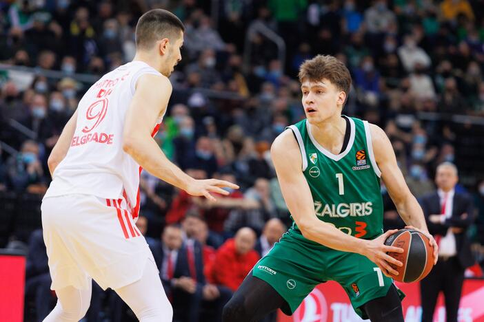 Paskutinis P. Jankūno mačas Eurolygoje: „Žalgiris“ – „Crvena zvezda“ (103:98)