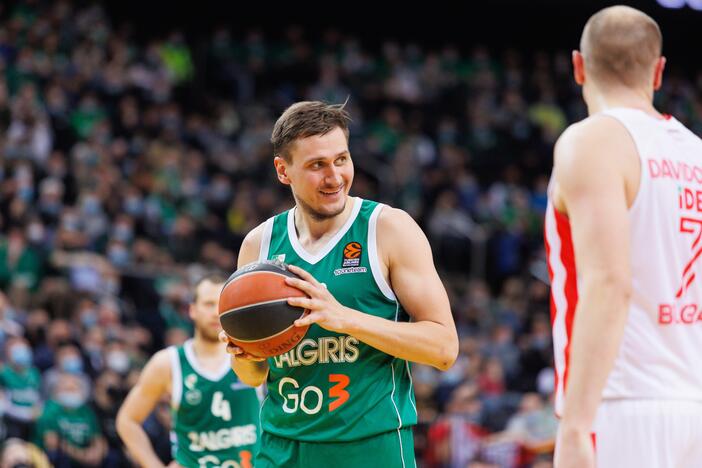 Paskutinis P. Jankūno mačas Eurolygoje: „Žalgiris“ – „Crvena zvezda“ (103:98)