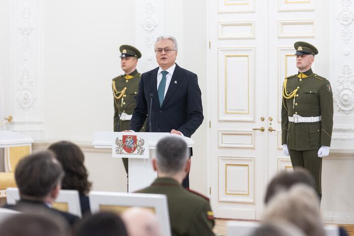 Valstybės apdovanojimų įteikimo ceremonija