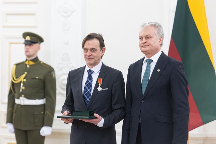 Valstybės apdovanojimų įteikimo ceremonija