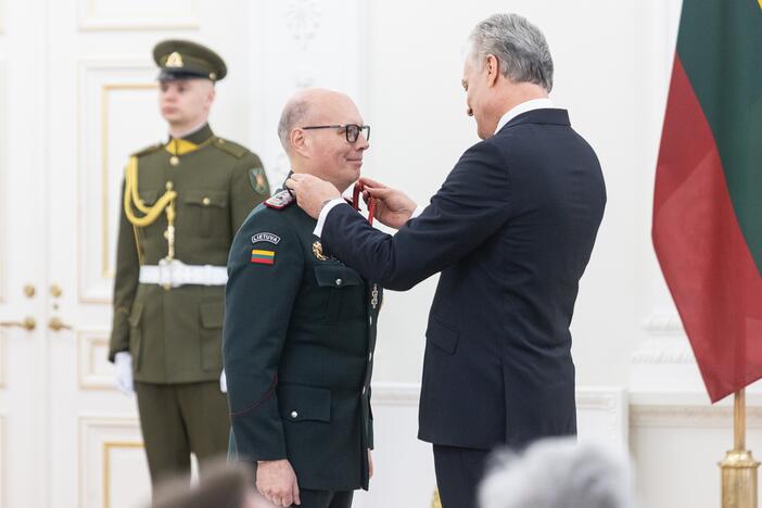 Valstybės apdovanojimų įteikimo ceremonija