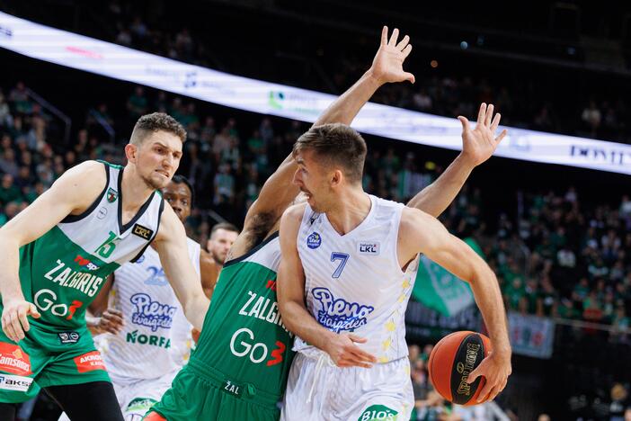 LKL: Kauno „Žalgiris“ – Pasvalio „Pieno žvaigždės“ (78:68)