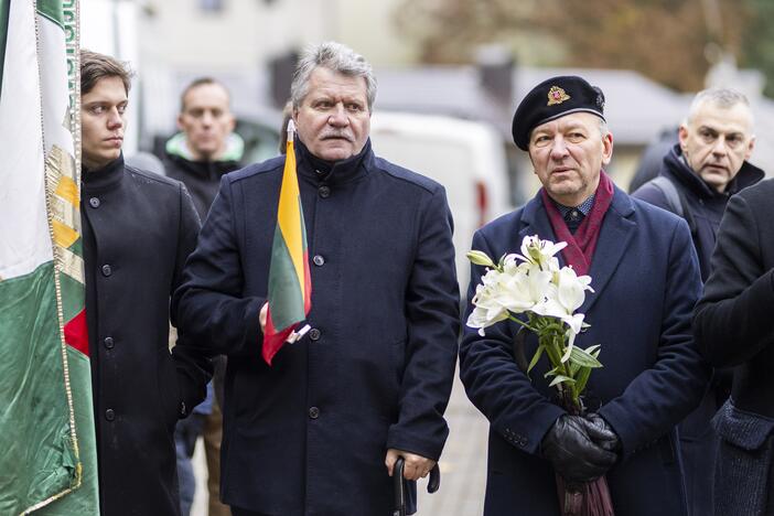 Pulkininko J. Vitkaus-Kazimieraičio laidotuvių ceremonija