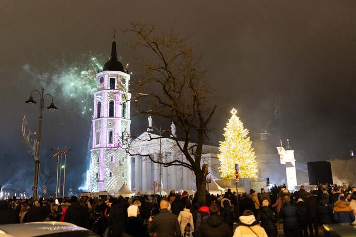 Vilnius sutiko 2024-uosius 