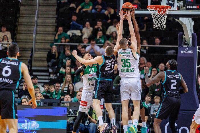 KMT rungtynės: Kauno „Žalgiris“ ir Vilniaus „Wolves“ (82:82)