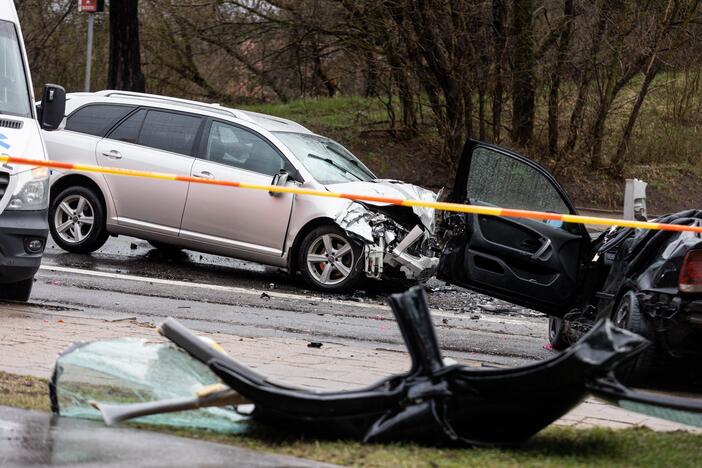 Tragiška avarija Vilniuje ant Valakupių tilto 