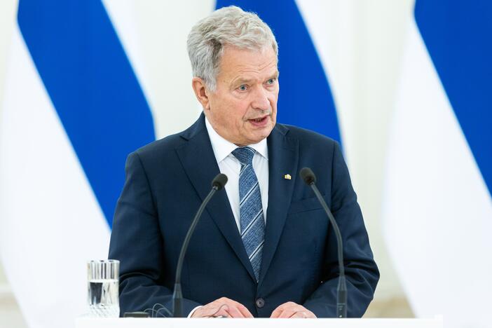 Oficialus Suomijos prezidento S. Niinisto sutikimas prezidentūroje