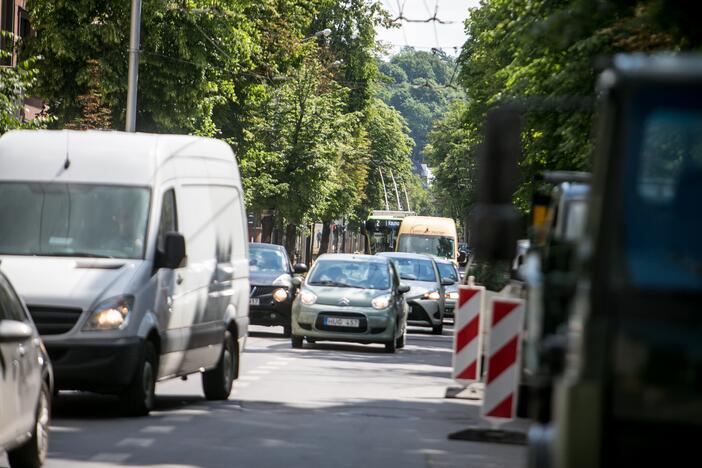 Kęstučio gatvėje užvirė intensyvūs darbai