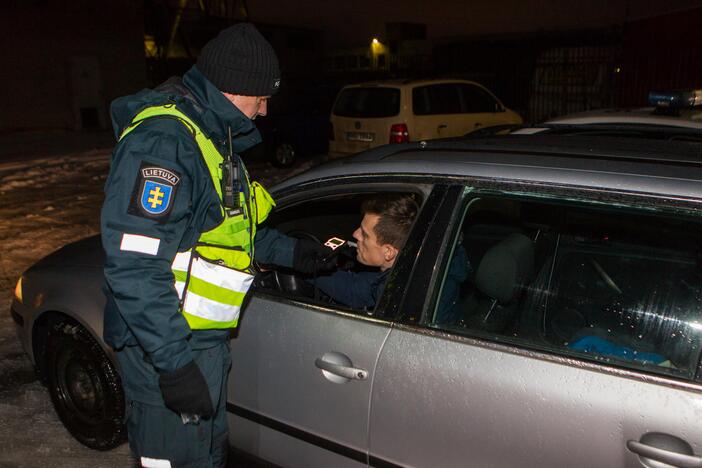 Policijos reidas Europos prospekte