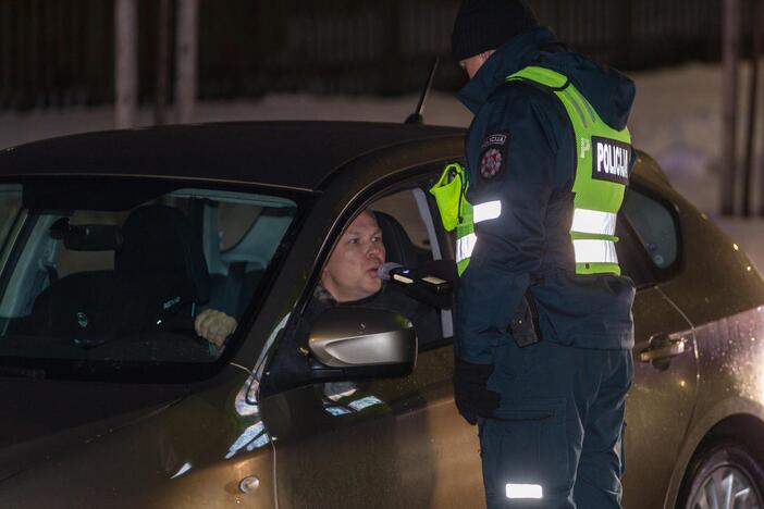 Policijos reidas Europos prospekte