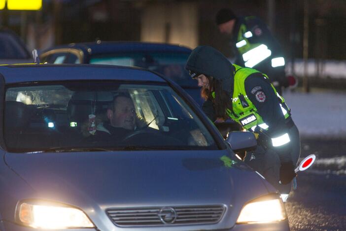 Policijos reidas Europos prospekte