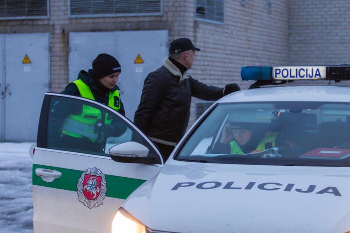 Policijos reidas Europos prospekte