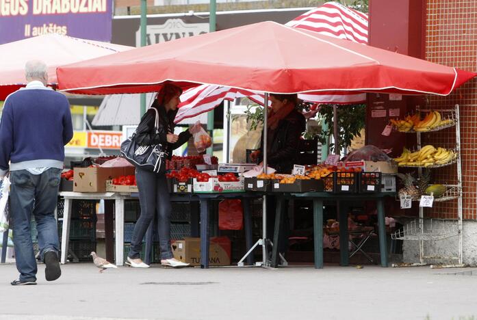 Pokyčiai: kitais metais sumažės vietų, skirtų prekiauti vaisiais ir daržovėmis.