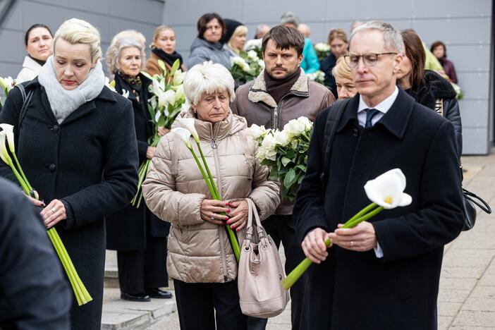 Atsisveikinimas su primabalerina L. Aškelovičiūte-Razmiene